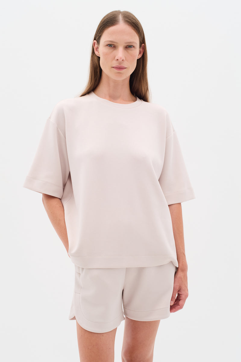 InWear Pannie Haze Cream Oversized Modal T-Shirt