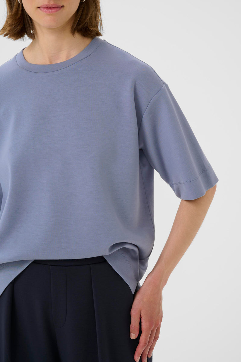 InWear Pannie Wild Wind Blue Oversized Modal T-Shirt, 30109225