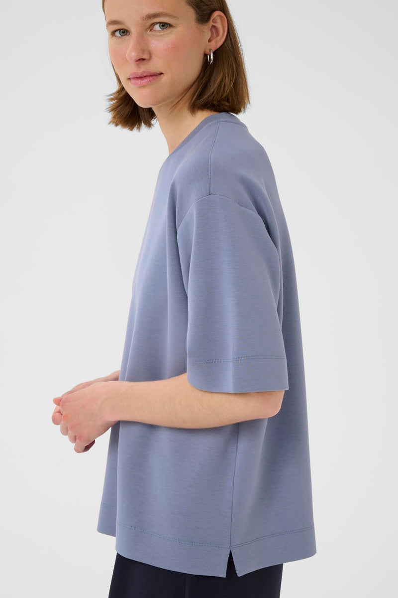 InWear Pannie Wild Wind Blue Oversized Modal T-Shirt, 30109225