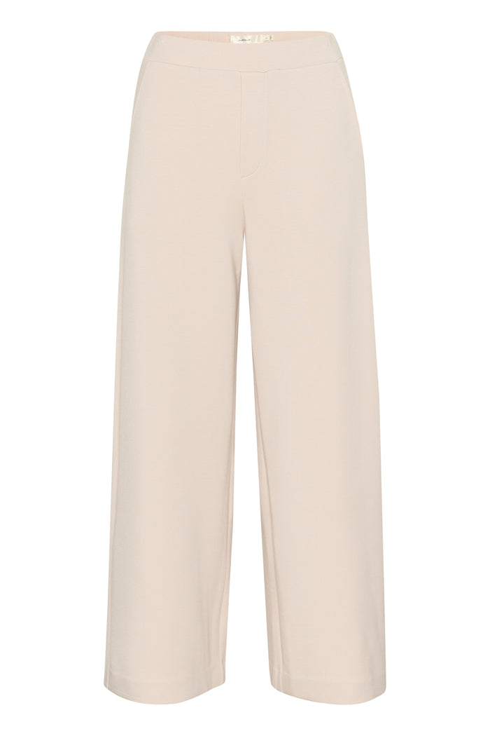 InWear Gincent Haze Cream Modal Wide Leg Joggers
