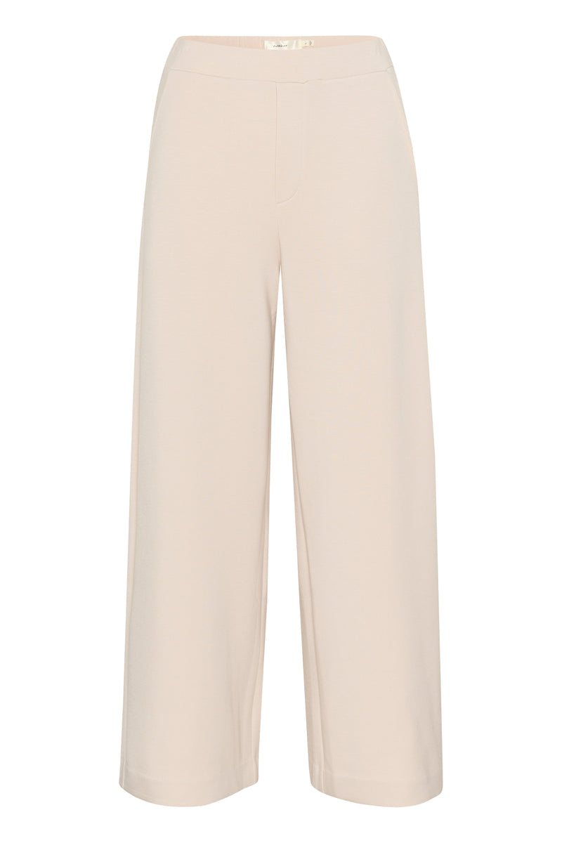 InWear Gincent Haze Cream Modal Wide Leg Joggers