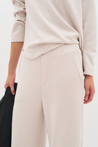 InWear Gincent Haze Cream Modal Wide Leg Joggers