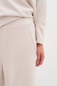 InWear Gincent Haze Cream Modal Wide Leg Joggers