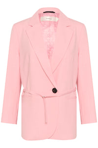 InWear Naxa Baby Pink Oversized Longline Blazer