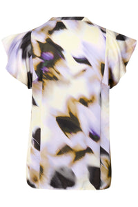 InWear Kaala Motion Flower Printed V-Neck Top, 30110553