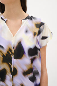 InWear Kaala Motion Flower Printed V-Neck Top, 30110553