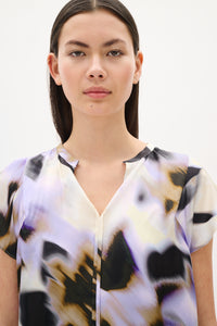 InWear Kaala Motion Flower Printed V-Neck Top, 30110553