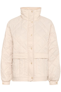 InWear Karmel Ultimate Quilted Haze Cream Quilted Jacket, 30110659