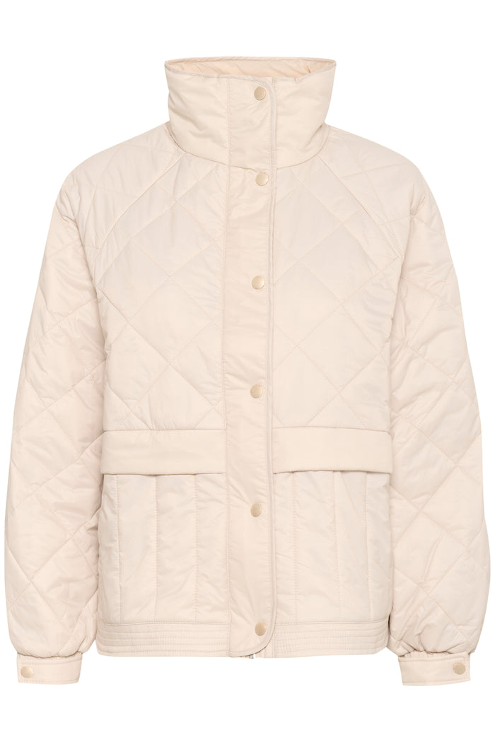 InWear Karmel Ultimate Quilted Haze Cream Quilted Jacket, 30110659