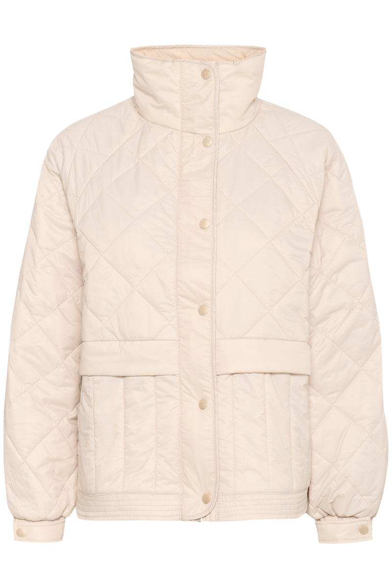 InWear Karmel Ultimate Quilted Haze Cream Quilted Jacket, 30110659