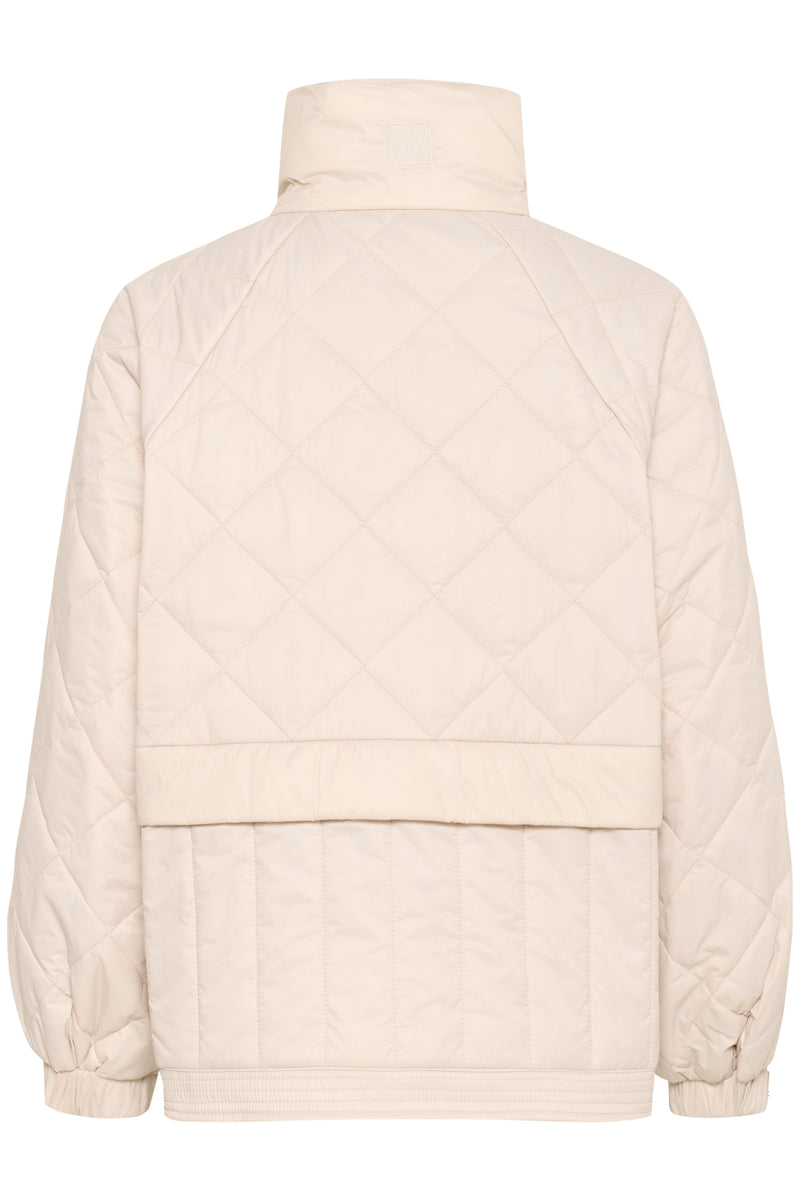 InWear Karmel Ultimate Quilted Haze Cream Quilted Jacket, 30110659