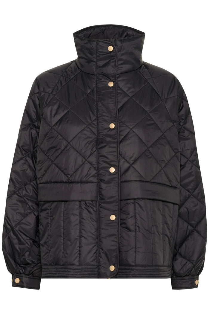 InWear Karmel Ultimate Quilted Black Quilted Jacket, 30110659