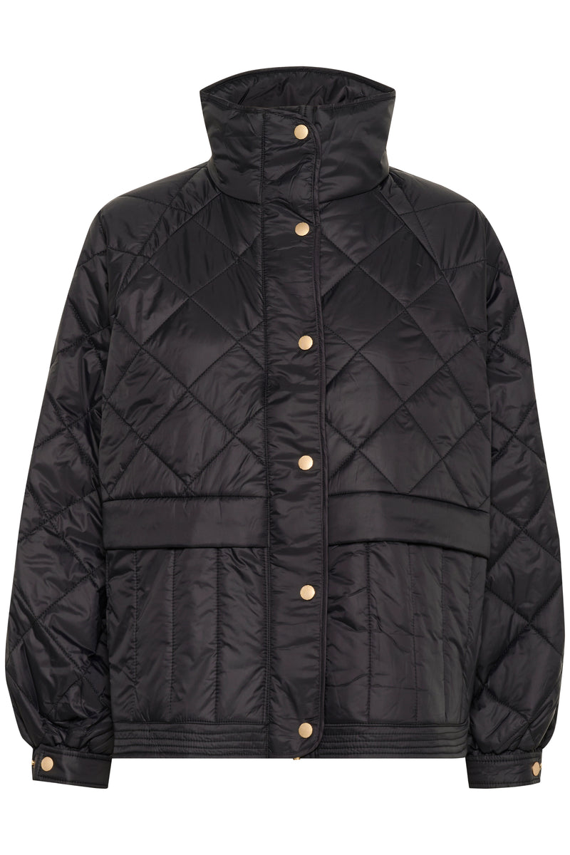 InWear Karmel Ultimate Quilted Black Quilted Jacket, 30110659