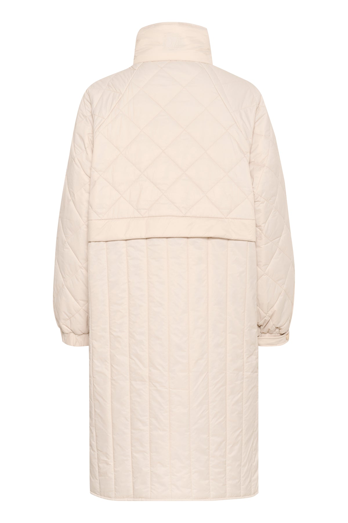 InWear Karmel Ultimate Quilted Haze Cream Longline Coat, 30110660