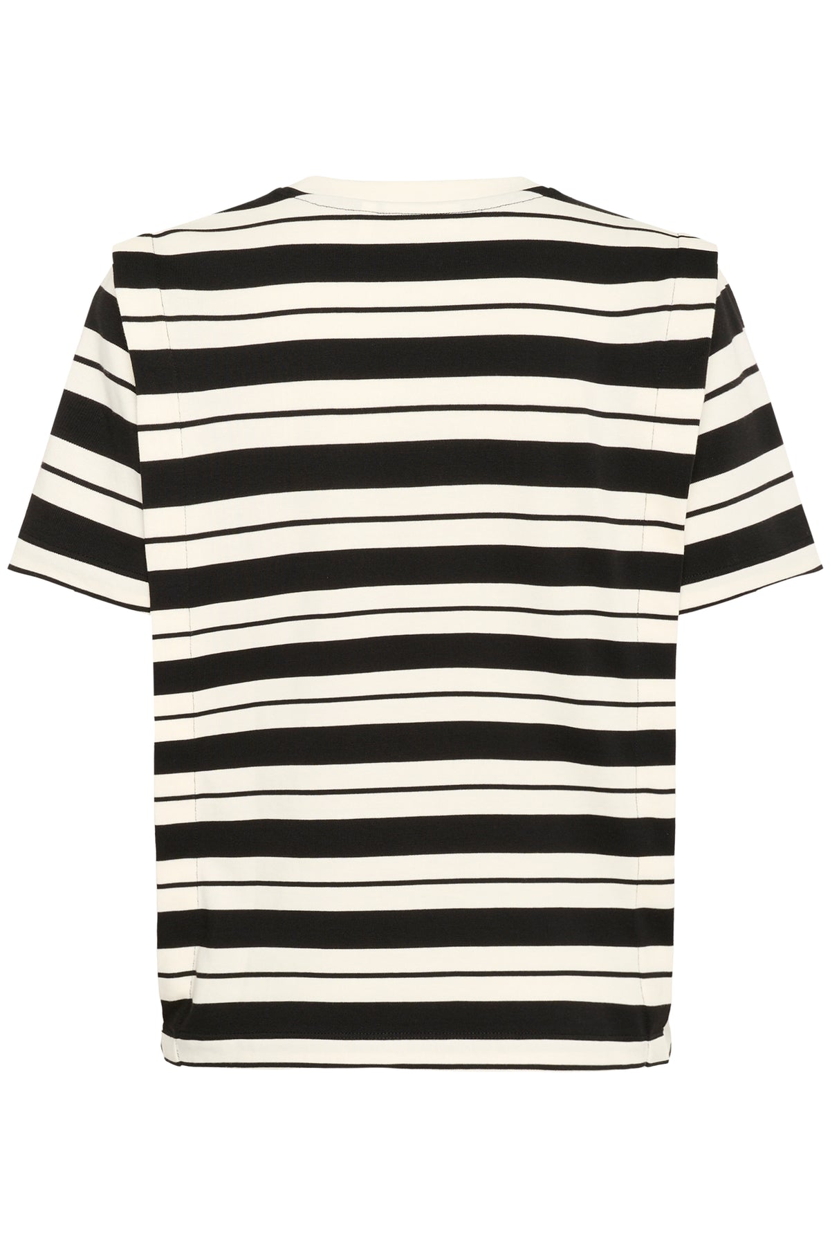 InWear Panny Lester White/Black Modal Stripe Relaxed Fit T-Shirt