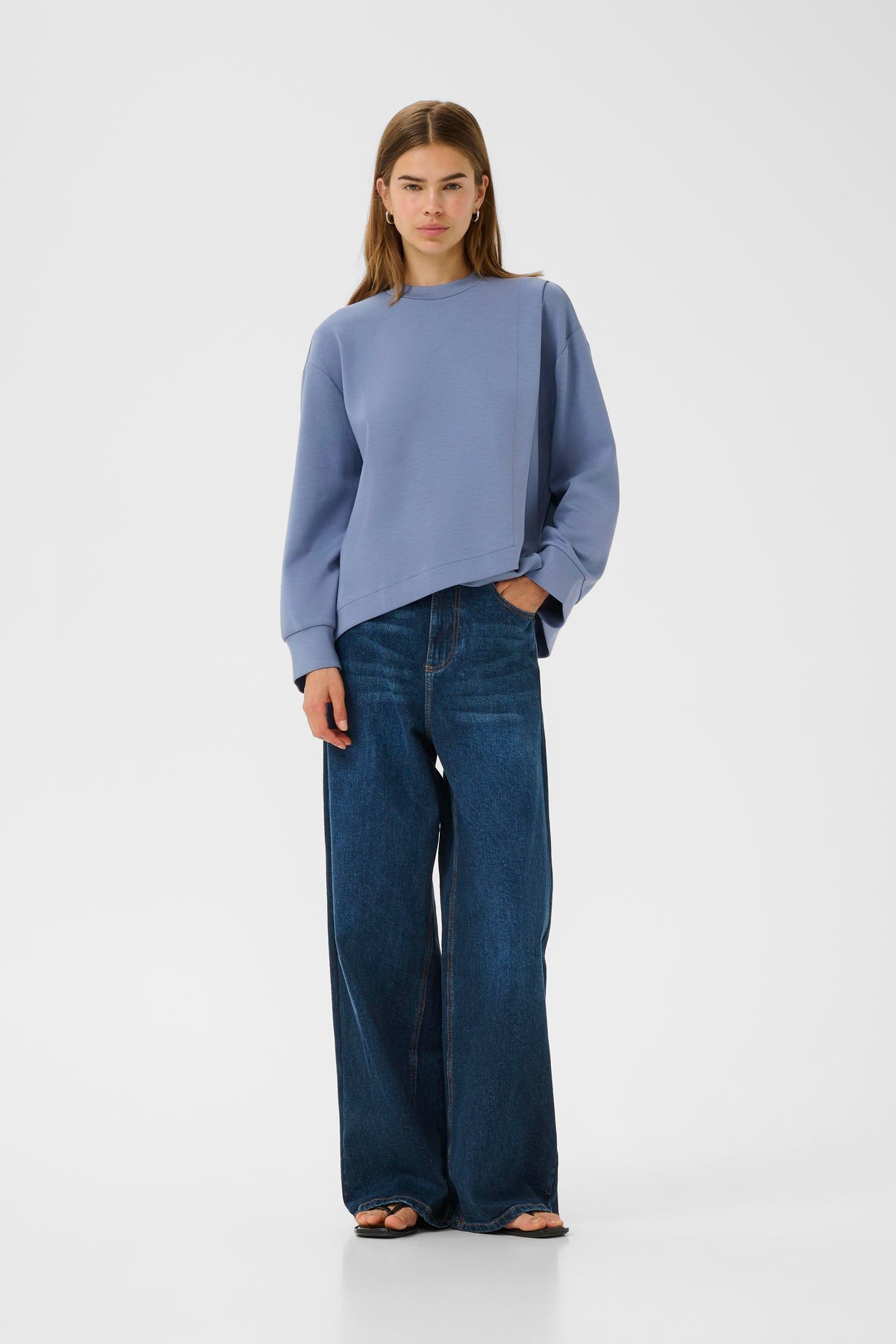 InWear Gida Vincent Wild Wind Layered Modal Sweatshirt