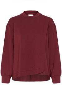 InWear Gida Vincent Cabernet Layered Modal Sweatshirt, 30110946