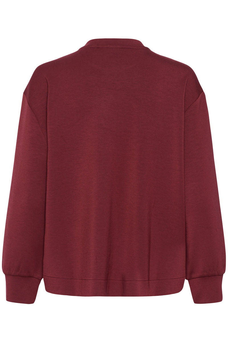 InWear Gida Vincent Cabernet Layered Modal Sweatshirt, 30110946