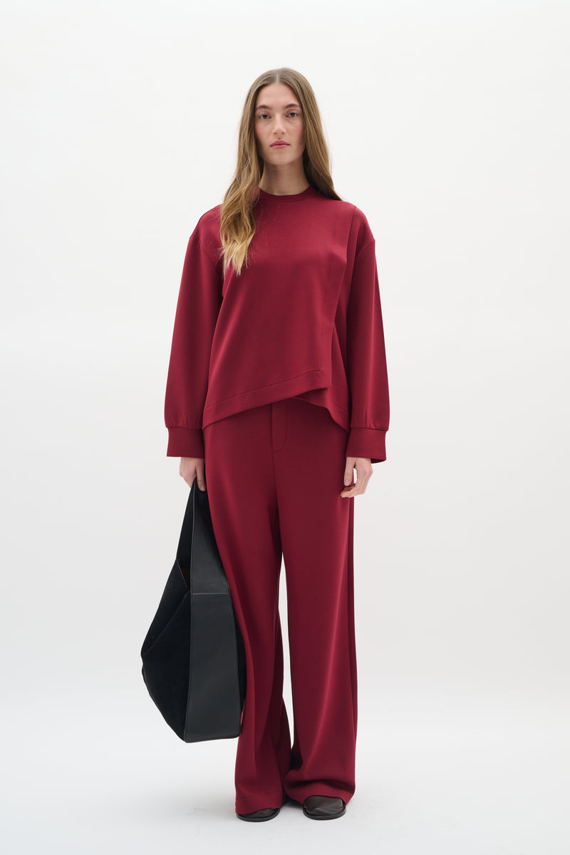 InWear Gida Vincent Cabernet Layered Modal Sweatshirt, 30110946