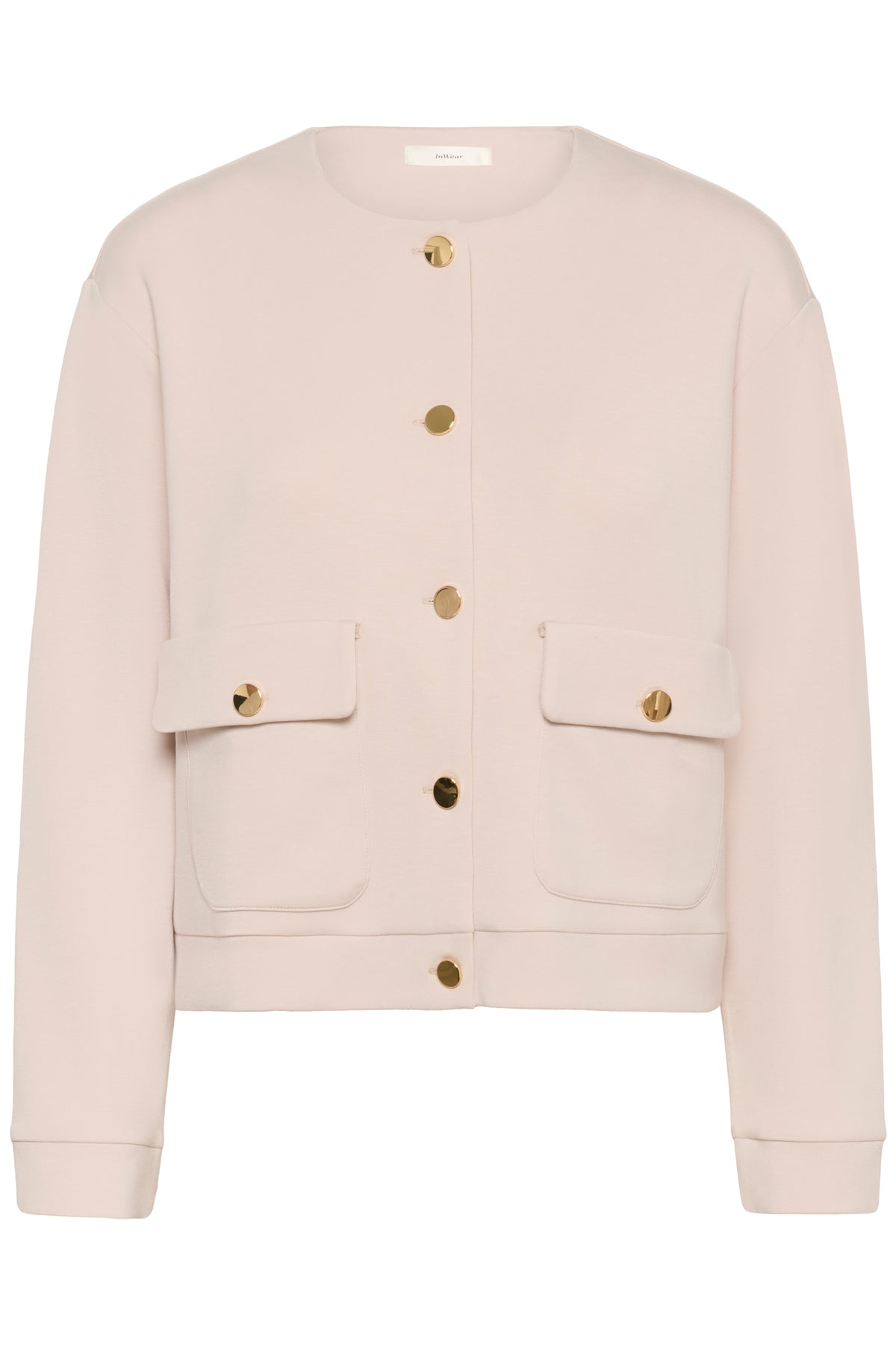 InWear Gida Vincent Haze Beige Modal Cardigan Jacket