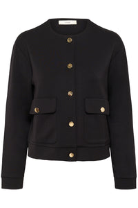 InWear Gida Vincent Black Modal Cardigan Jacket, 30110948