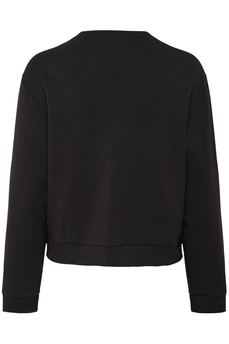 InWear Gida Vincent Black Modal Cardigan Jacket, 30110948