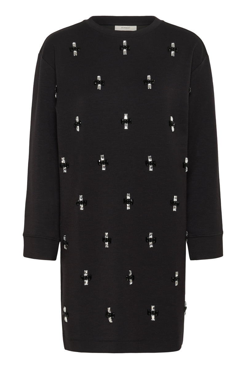 InWear Kincent Black Modal Deco Tunic Dress