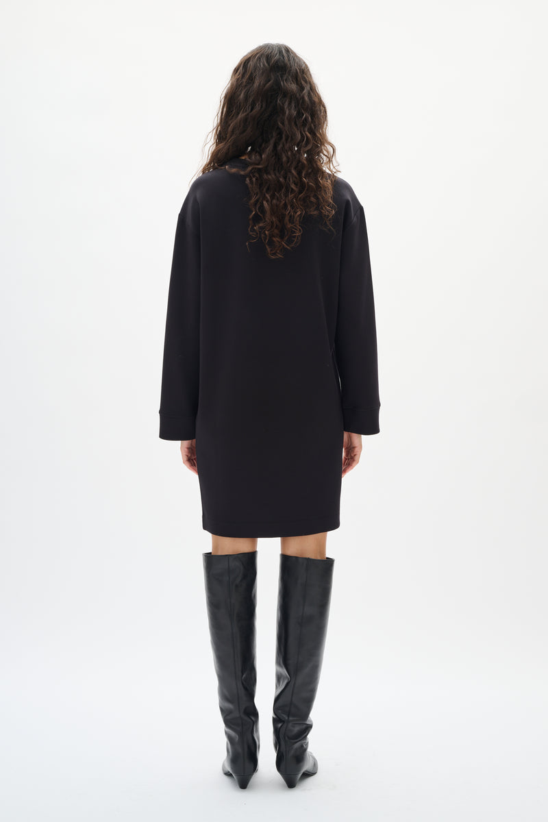 InWear Kincent Black Modal Deco Tunic Dress