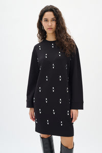 InWear Kincent Black Modal Deco Tunic Dress