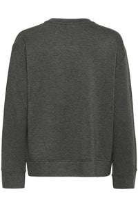 InWear Kincent Grey Melange Modal Deco Sweatshirt
