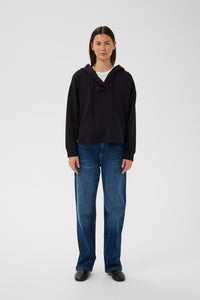 InWear Simi Vincent Black Modal Hoodie, 30112438