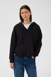 InWear Simi Vincent Black Modal Hoodie, 30112438