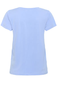 Soaked in Luxury SLColumbine Hydrangea Blue V-Neck T-Shirt, 30404284