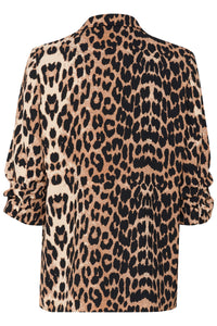 Soaked in Luxury Shirley Leopard Printed Blazer