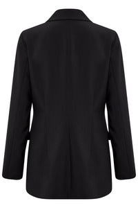 Soaked in Luxury Corinne Ultimate Black Longline Blazer