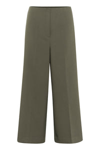 Soaked in Luxury Corinne Grape Leaf Wide Cropped Culotte Trouser, 30407013