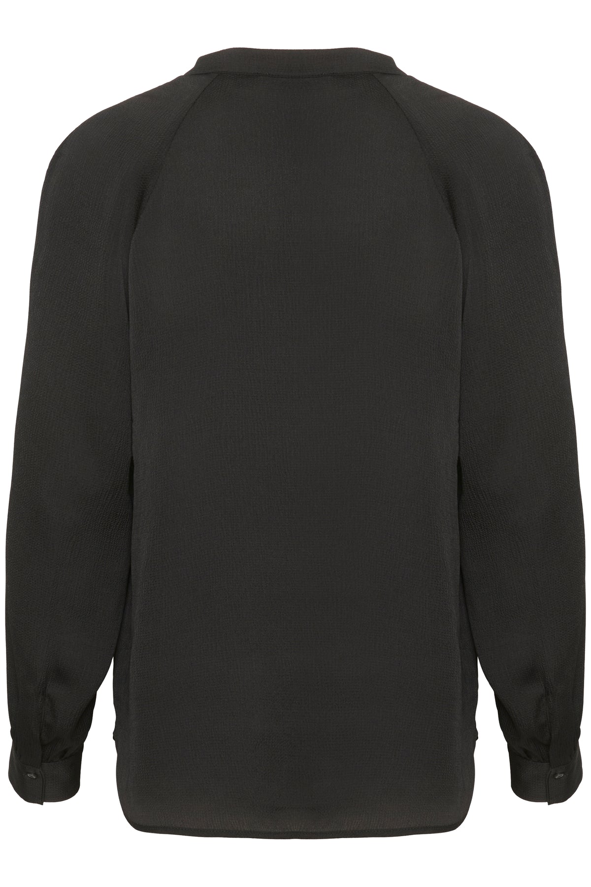 Soaked in Luxury Loana Marija Black V-Neck Long Sleeve Blouse