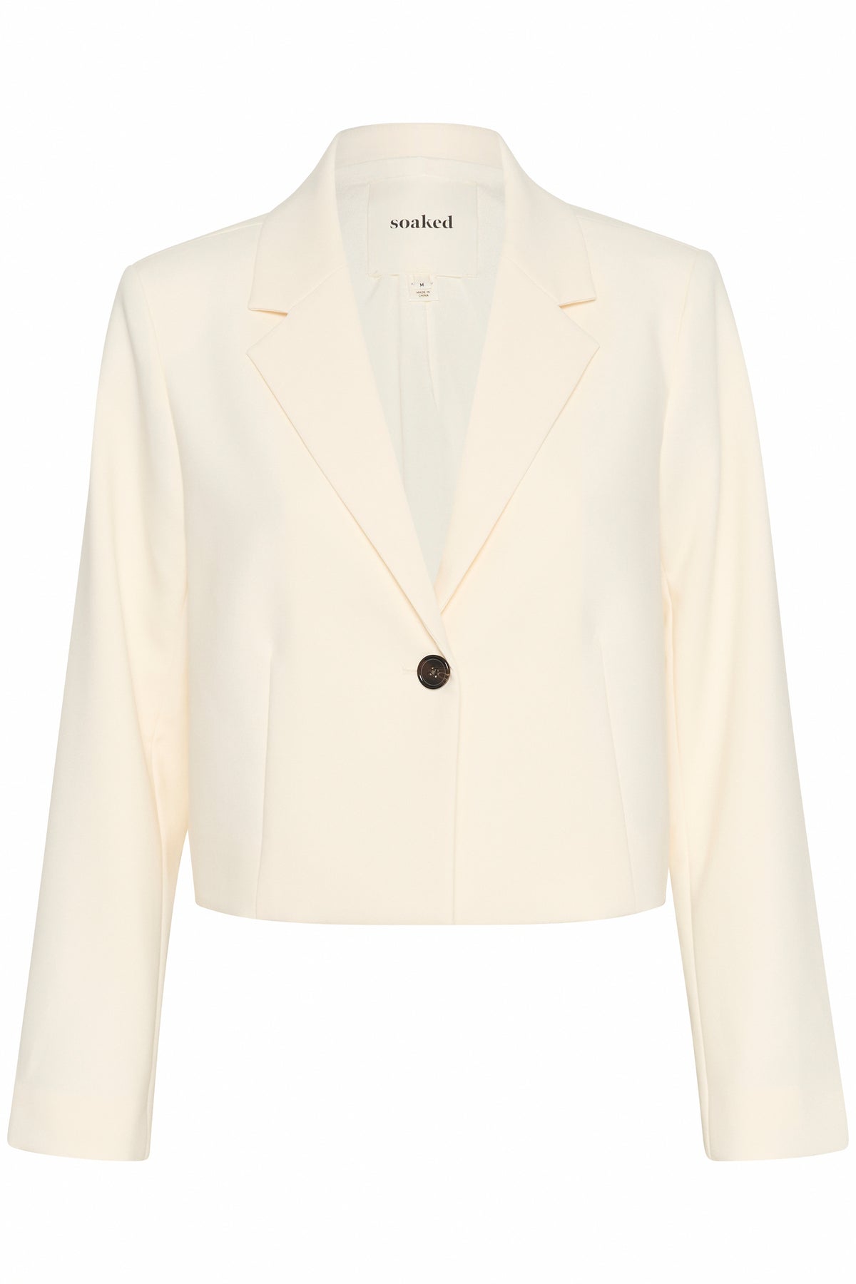 Soaked in Luxury SlCorinne Ultimate White Cropped Blazer