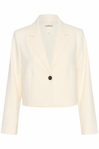 Soaked in Luxury SlCorinne Ultimate White Cropped Blazer