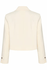 Soaked in Luxury SlCorinne Ultimate White Cropped Blazer