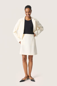 Soaked in Luxury SlCorinne Ultimate White Cropped Blazer