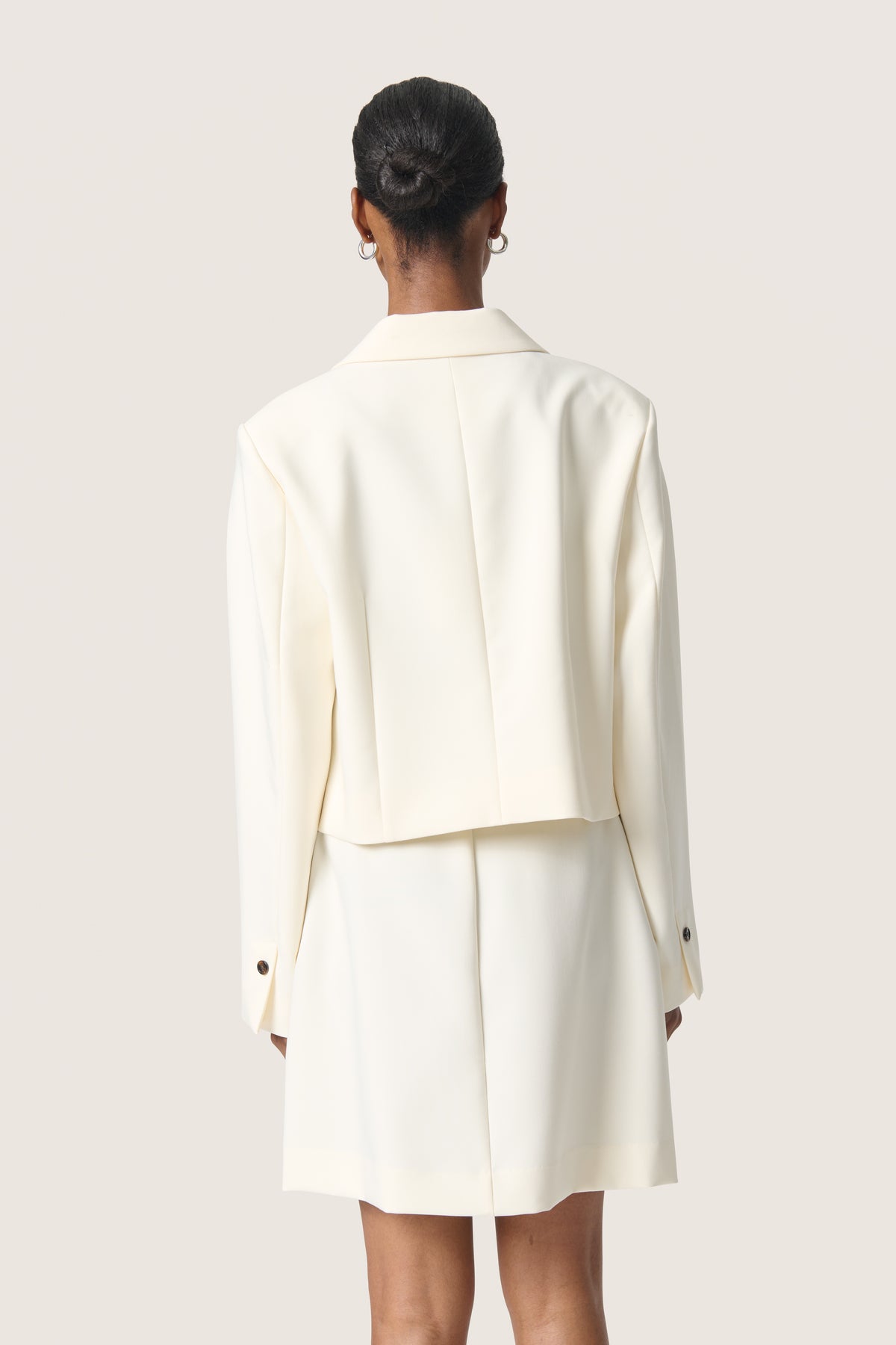 Soaked in Luxury SlCorinne Ultimate White Cropped Blazer