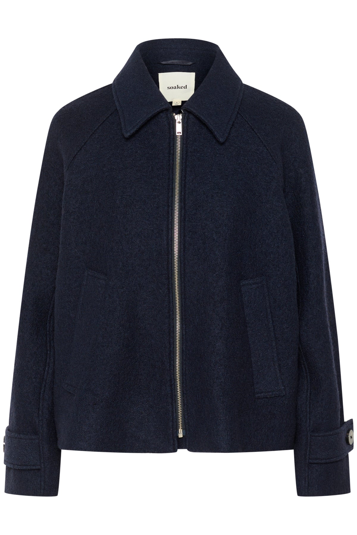 Soaked in Luxury SLAngelina Sky Captain Navy Coat