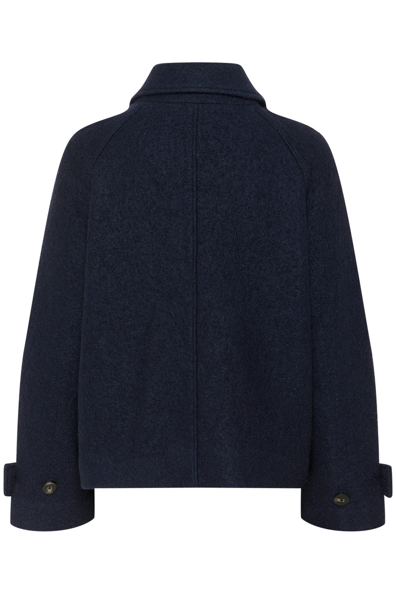 Soaked in Luxury SLAngelina Sky Captain Navy Coat
