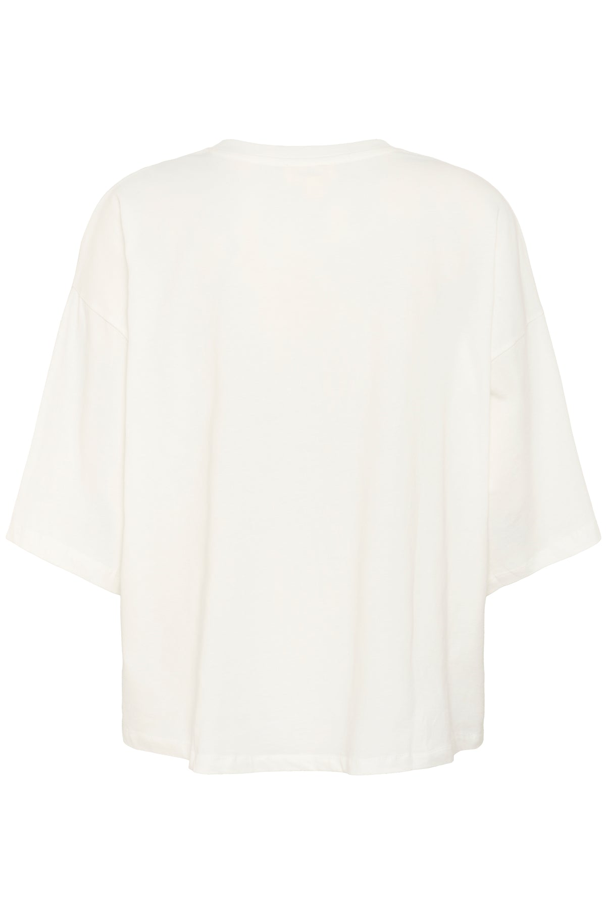 Soaked SLAfshan Simili Broken White Oversized Embellished T-Shirt