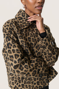 Soaked in Luxury SLLeony Akeleje Leopard Jacket
