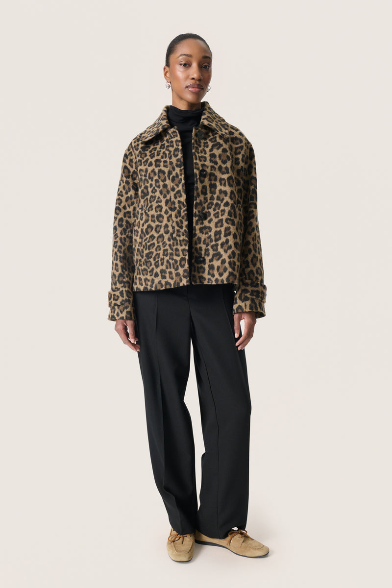 Soaked in Luxury SLLeony Akeleje Leopard Jacket