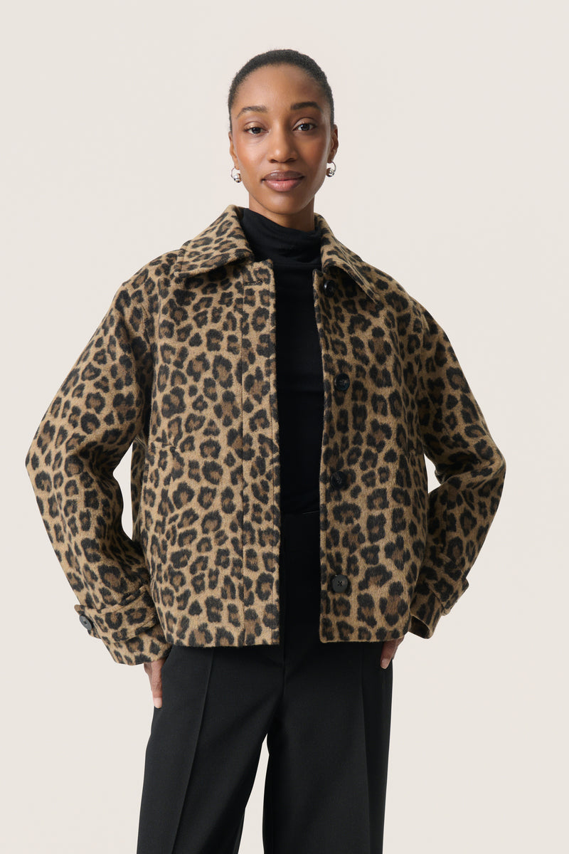 Soaked in Luxury SLLeony Akeleje Leopard Jacket