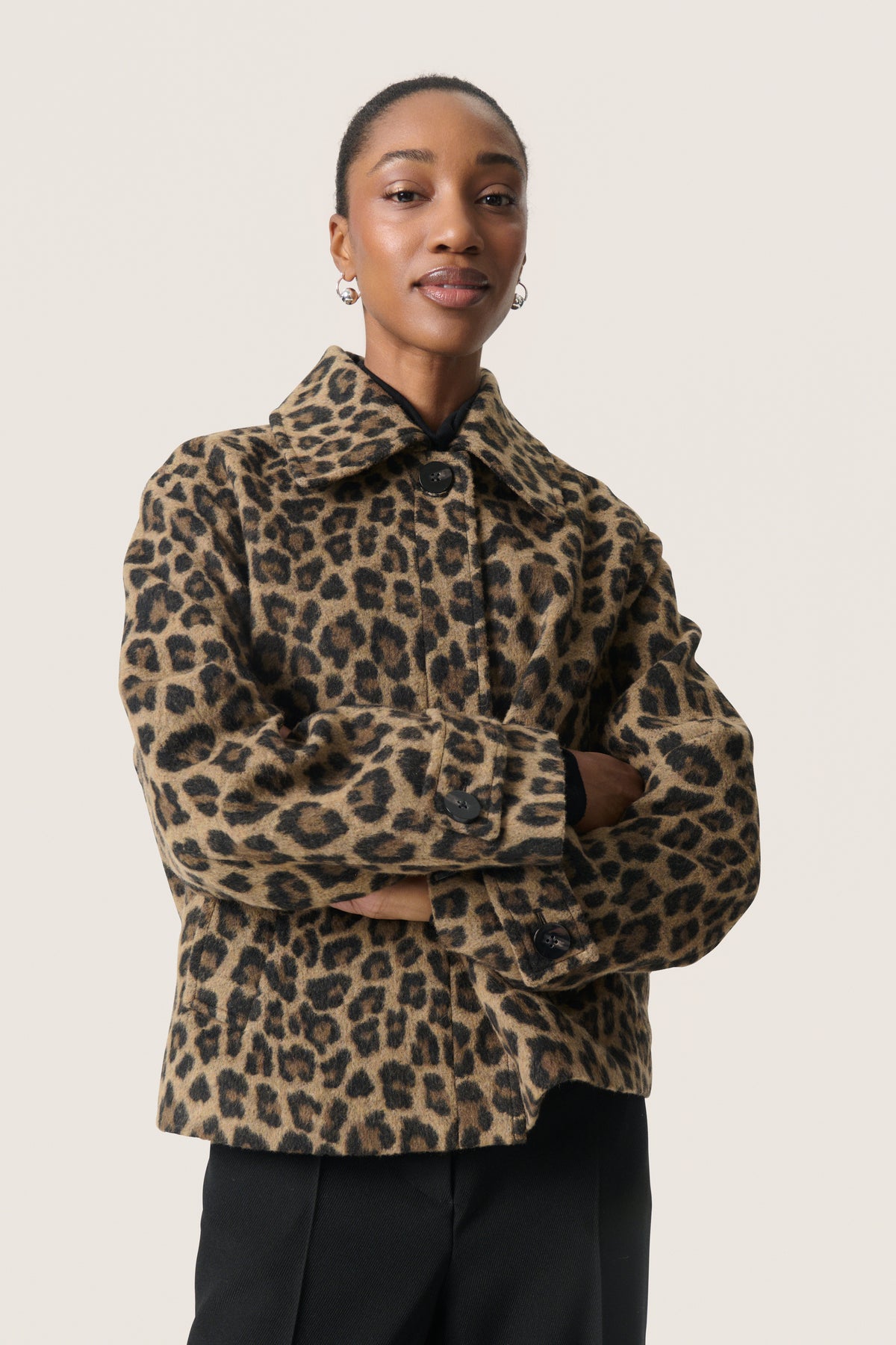 Soaked in Luxury SLLeony Akeleje Leopard Jacket