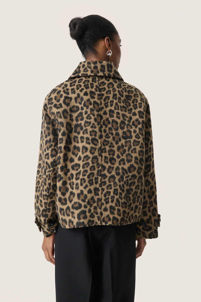 Soaked in Luxury SLLeony Akeleje Leopard Jacket